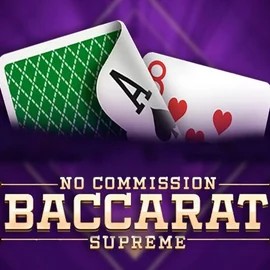 Baccarat Supreme slot logo by OneTouch Games at Casinia Casino