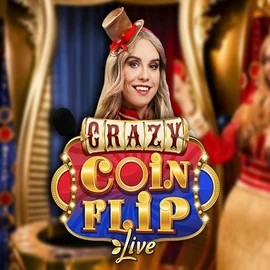 Crazy Coin Flip logo by Evolution Casinia Casino