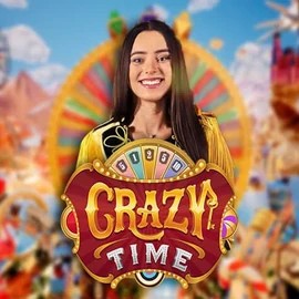 Play the Crazy Time slot by Evolution on Casinia Casino