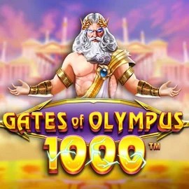 Gates of Olympus 1000 logo – Slots by Pragmatic Play at Casinia Casino