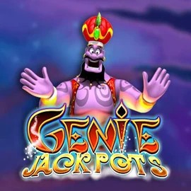 Genie Jackpots slot visual from Blueprint Gaming available on casiniagr.gr