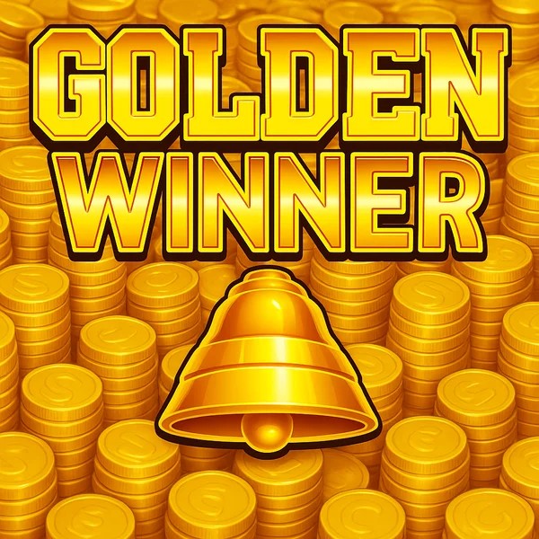 Golden Winner slot logo by Inspired Gaming at Casinia Casino