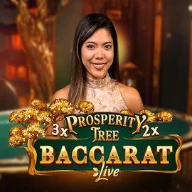 Live Casino logo of Prosperity Tree Baccarat from Evolution at Casinia Casino
