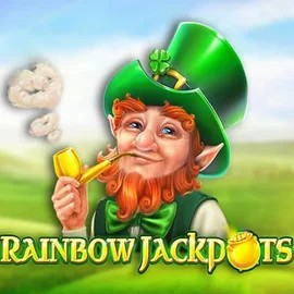 Rainbow Jackpots logo by Red Tiger Gaming Casinia Casino