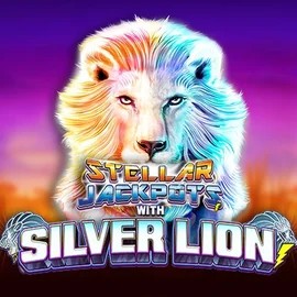 Enjoy Stellar Jackpots with Silver Lion by Lightning Box Game – logo hosted on casiniagr.gr