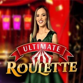 Ultimate Roulette slot logo by Ezugi at Casinia Casino