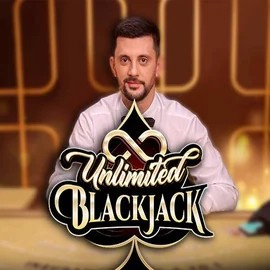 Unlimited Blackjack slot visual from Ezugi available on casiniagr.gr